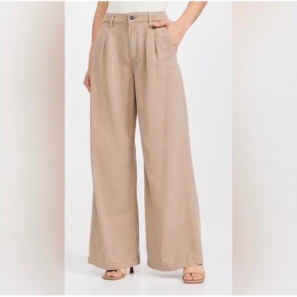Pistola Ellery high rise wide leg pleated trousers